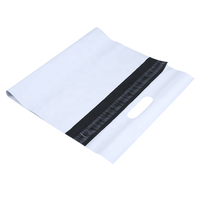 Sac de courrier portable en plastique Poly, personnalisé, avec poignée, pour la livraison, nouveauté,