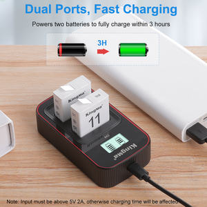 <span class=keywords><strong>Batterie</strong></span> Li-ion KingMa GP11 1170mah et chargeur pour <span class=keywords><strong>batterie</strong></span> de caméras <span class=keywords><strong>GoPro</strong></span> Hero 9/10/11/12 - Product Image 5