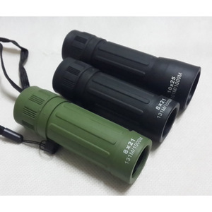 กล้องส่องทางไกลแบบพกพาขนาดกะทัดรัด 10x25 สีดำ กล้องโทรทรรศน์แบบตาเดียว 8x21 สำหรับใช้งานกลางแจ้ง - Product Image 1