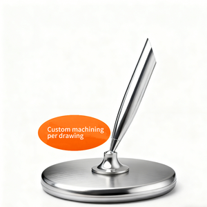 ISO9001 Certified Custom Pen Holder-Aluminum/Brass CNC Turning & Milling Wire EDM Machining Precision Made Per Your Drawing - Product Image 1