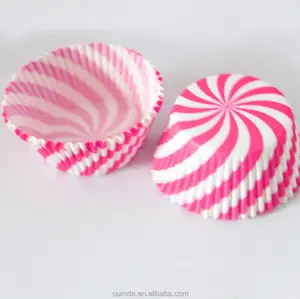 Criativos novos personalizáveis doces bonito padrão Cupcake copos