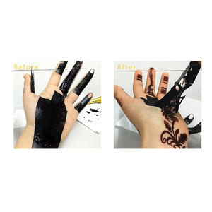 Custom made hennè mano stencil bel corpo di arte nero mehndi tatuaggio a mano FAI DA TE tatuaggio all'hennè - Product Image 3