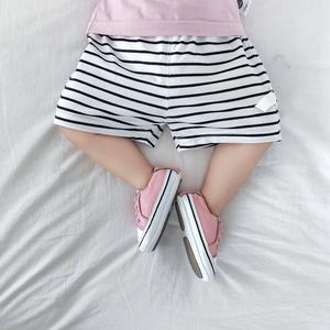 Pantalones Cortos a Rayas de Verano para Bebé, Pantalones Casuales Coreanos para Bebé - Product Image 3