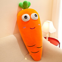 Juguete de Peluche Personalizado de Zanahoria Relleno de Algodón PP para Niños, Venta Caliente