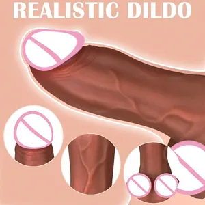Vibrador Dildo Realista de 9 Pulgadas con 3 Modos de Empuje y 9 Modos de Vibración con Calor, Juguetes Sexuales Suaves para Mujeres Mayores de 18 <span class=keywords><strong>A</strong></span>ños - Product Image 6