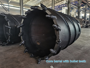 OEM Bauer Soilmec أدوات الحفر الأساسية برميل دلو الصخور مع رصاصة أسنان الصخور الأساسية برميل الأساسية دلو الحفر برميل - Product Image 4