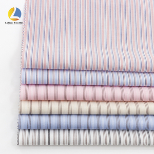 100% cotton rô vải sọc đồng bằng dệt trẻ em đầy màu sắc áo sơ mi vải cho mùa xuân và mùa hè - Product Image 1