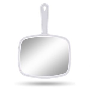 Hot Sales Wholesales Custom Large Square Handheld Cosmetic Desktop <b>Mirror</b> Single Side Silver Finish Customizable Color Logo - Product Image 1