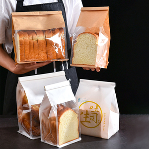Bolsas De Pan Con Corbatas, Reutilizables, 200 Bolsas Transparentes Y