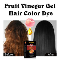 Shampooing Gel Colorant Noir à l'Extrait de Fruits Naturel, Prix Abordable, Sans Ammoniaque, Couvre les Cheveux Gris, Vente en Gros, OEM ODM
