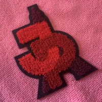 Logos en chenille thermocollants pour presse à chaud, patchs en chenille thermocollants pour marque de mode, pour foulards
