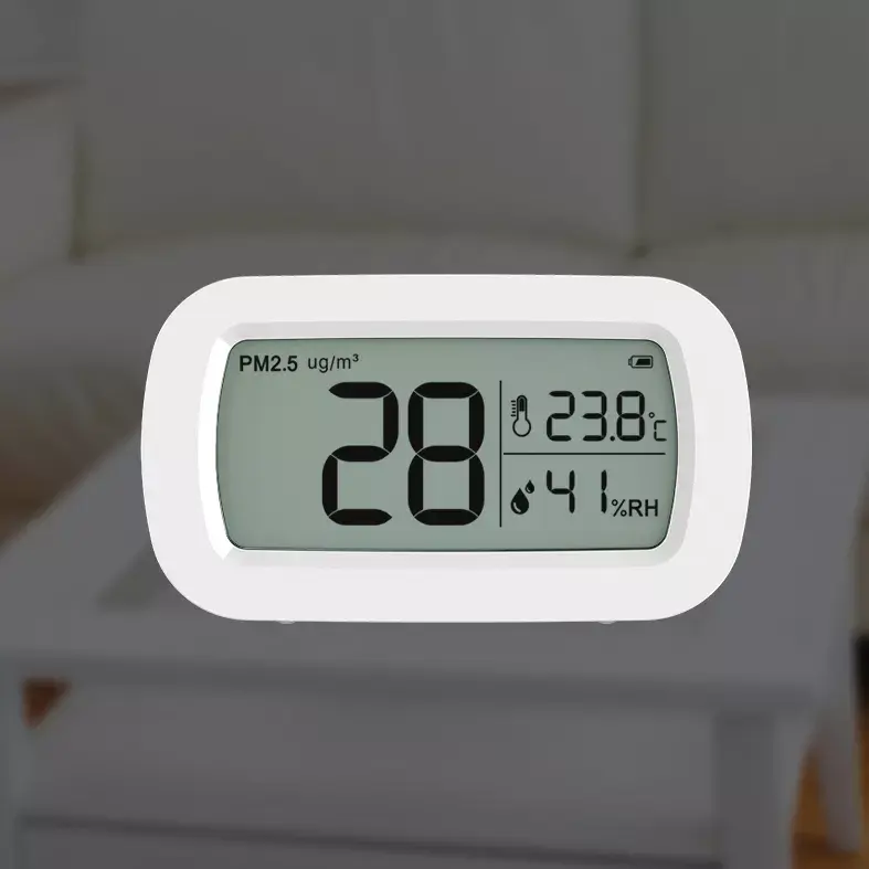 Hava kalitesi dedektörü CO2 metre masaüstü ile sıcaklık nem LCD ekran japonya hollanda belçika ab