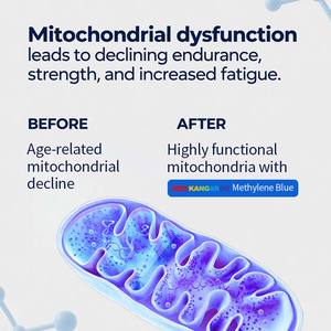 Caramelle Gommose Blu di Alta Qualità 7mg Supporto Mitocondriale Cerebrale Migliora Energia Concentrazione e Funzioni Cognitive Senza Zucchero - Product Image 5