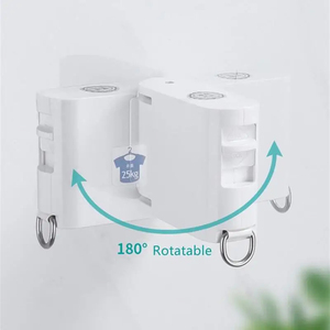 A0514 Tendedero de Plástico Antideslizante y Resistente al Viento para Ropa Fresca con Artefacto Plegable para Colgar Ropa al Aire Libre - Product Image 4