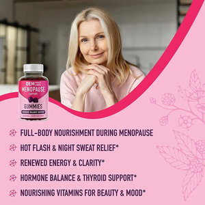 Biocaro OEM Etiqueta Privada Hormona Balance Gummy Multivitamin Suplemento Vitaminas Menopause Gummies para Mujeres Menopause - Product Image 4