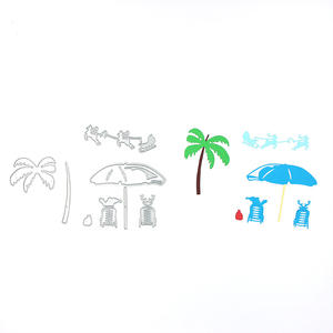 Bricolage Scrapbooking gaufrage matrices de découpe cocotier forme Troqueles De Corte pour papier carte fabrication papier artisanat - Product Image 3