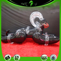 Jouet gonflable transparent en PVC en forme de chien, de mouton ou de chèvre de dessin animé à chevaucher de Hongyi