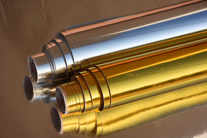 قوانغتشو مصنع قطع صفائح من الفينيل ذهبي لامع قطع الفينيل الفضة معدن علامة حروف فيلم معدنية اللون قطع الفينيل - Product Image 6