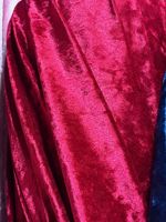 Tissu en velours glacé diamanté extensible dans les quatre sens, prix de gros, tissu en velours Spandex brillant pour vêtements, pyjamas et robes