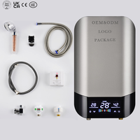 Chauffe-eau électrique instantané mural au design moderne et innovant, sans réservoir