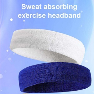 Meilleures Ventes Bandeaux de Sport Personnalisés en Tissu Éponge Doux, Bandeaux Anti-Transpiration pour la Course et la Gym - Product Image 6