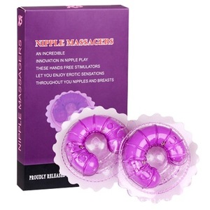Mamelon vibrateur pince <span class=keywords><strong>sexe</strong></span> sein Pasties femme stimulateur de sein réutilisable Silicone mamelon pinces vibrant Sex Toy mamelon couverture - Product Image 1