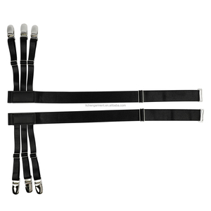 Bretelles Élastiques Homme de Haute Qualité avec <span class=keywords><strong>6</strong></span> Pinces Antidérapantes, Support Réglable pour Chemise - Product Image 4