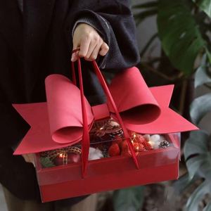 Cajas de Regalo de PVC Transparentes, Caja de Regalo para Dulces con Lazo, Envoltorio para Regalos de Boda, Chocolate, Día de la Madre, Eventos Deportivos - Product Image 1