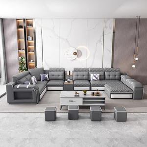 Set di divani a forma di U/L con tecnologia di lusso <span class=keywords><strong>moderno</strong></span> e <span class=keywords><strong>Design</strong></span> senza lavaggio per <span class=keywords><strong>soggiorno</strong></span> e camera da letto su misura per gatti di alta qualità - Product Image 2