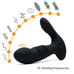 Vibrador Anal Automático Recargable, Masajeador de Próstata de Silicona, Juguetes Sexuales Impermeables para Hombres y Mujeres - Product Image 2