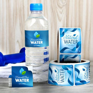Tùy chỉnh không thấm nước dính Bopp chai nước khoáng nhãn cho chai nhựa Sicker nước uống chai Nhãn dán nhãn - Product Image 4