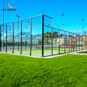 Terrain de padel extérieur personnalisé, surface anti-UV résistante à l'usure pour centre sportif - Product Image 4