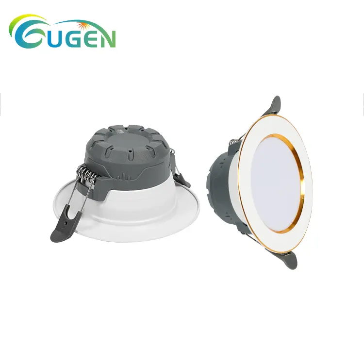 Commercial 7w Tri-Color Anti-Glare Home Ceiling Led Recessed Downlight Round SMD Spotlight Led Downlights