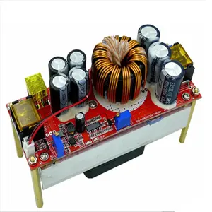 1500W DC-DC Step-Up Boost Converter 10-60V ไปยัง12-90V 30A โมดูลแหล่งจ่ายไฟคงที่ตัวแปลงแรงดันไฟฟ้าของไดรเวอร์ LED