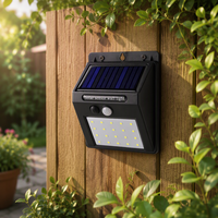 Vente flash : 20 lampes solaires LED, bande longue, détecteur de mouvement, IP55, étanche, sans fil, sécurité extérieure, jardin, rue, applique murale