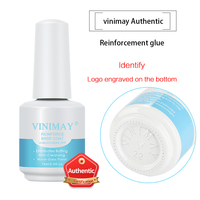 Vinimay Couche de base supérieure de haute qualité sans lingette Haute brillance 15ml Couche de finition mate Couche de base en caoutchouc épais pour la vente en gros