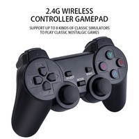Console de jeu M8 avec deux manettes, jeu familial sans fil pour deux joueurs, design rétro classique pour la maison et connectivité USB