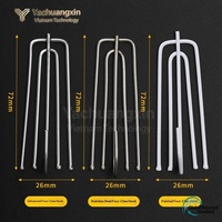 Collier de serrage pour tuyau en acier inoxydable 400 mm poli non réglable taille métrique