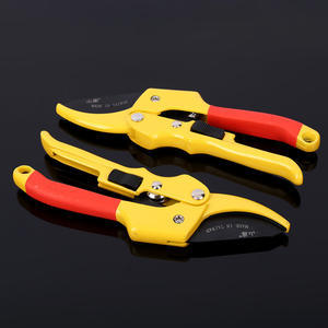 Tijeras de podar Mountain Wisteria Yellow Pulley con cuchilla de 70 mm de acero al carbono para recortar flores y frutas del jardín - Product Image 3