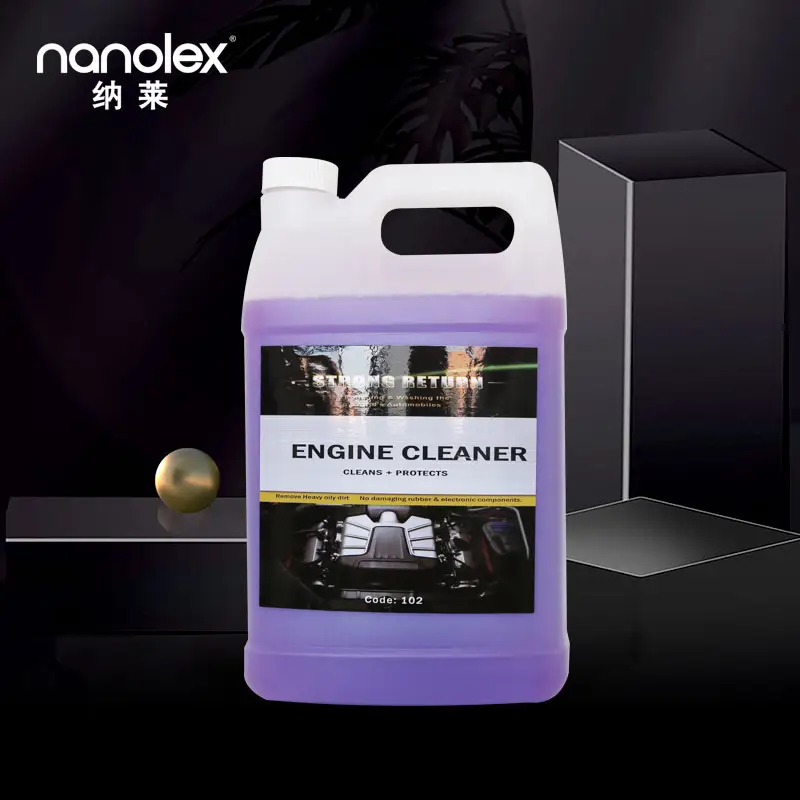 Nanolex 102 yeni fabrika OEM etkili toz sökücü araba yıkama sıvı motor temizleyici sprey yıkama otomotiv motor yüzey