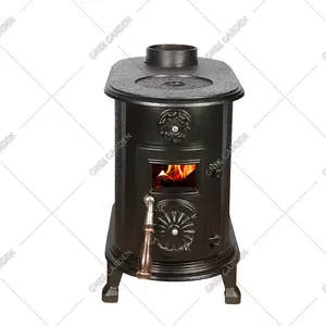 Cast iron wood burning stove indoor woodburner fireplace wood stove indoor heating modern