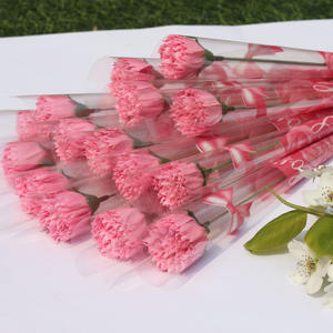 <span class=keywords><strong>Precio</strong></span> barato regalos de boda Día DE LA MUJER jabón flor Clavel para dar mamá jabón flor solo tallo flor artificial Clavel - Product Image 6