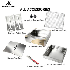 อินเบสท์แคมป์ ชุดอุปกรณ์ประกอบอาหารสำหรับตกปลา ใช้งานง่าย ล้างทำความสะอาดได้ คุณภาพสูง ขนาดใหญ่ รวดเร็ว ผลิตจากสแตนเลส - Product Image 4