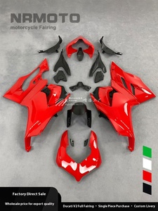 Plaque latérale d'usine en plastique personnalisable pour <span class=keywords><strong>Ducati</strong></span> V2 <span class=keywords><strong>coque</strong></span> de voiture complète 2020-2024 personnalisation auxiliaire d'impression de bosse arrière - Product Image 2