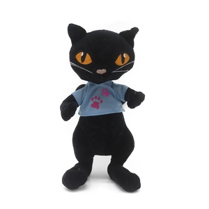Đẹp Nhồi Plush Big Eyes Cat Mềm Đồ Chơi Tùy Chỉnh Sống Động Như Thật Mèo Đen Và Trắng Thú Nhồi Bông Đồ Chơi Sang Trọng - Product Image 5