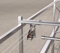 Inventaire d'usine Kit de serre système d'entraînement à crémaillère et pignon siège d'engrenage de type A crémaillère raccords de maison verte