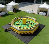 Parcours d'obstacles gonflable EASYFUN personnalisé en usine : Défi Meltdown, Wipeout, Balayeuse mécanique, Éliminateur – Pour adultes et enfants