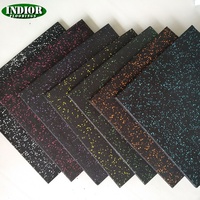 Dalles en caoutchouc EPDM emboîtables haute densité pour gymnase, équipement de stand de tir, piste de course