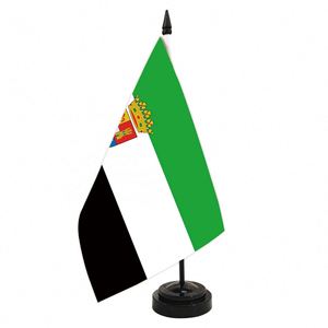 Bandera de Escritorio Personalizada de <span class=keywords><strong>Extremadura</strong></span> 5x8 Pulgadas de Poliéster, Bandera de Boricua para Desfiles y Eventos del Día Nacional 2026 - Product Image 1