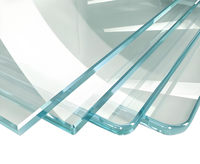 Panneaux de verre trempé haute résistance de 10 mm pour balustrade d'escalier, garde-corps, verre moderne pour immeuble de bureaux